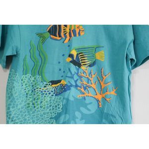Vintage Shirts - Vintage Tropical Fish T Shirt Vintage Shirts - Vintage Tropical Fish T Shirt